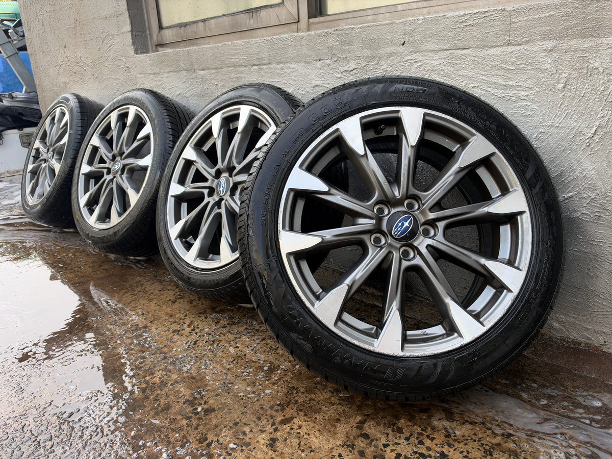 Subaru Impreza 17” Alloy Wheels with Excellent Tyres
