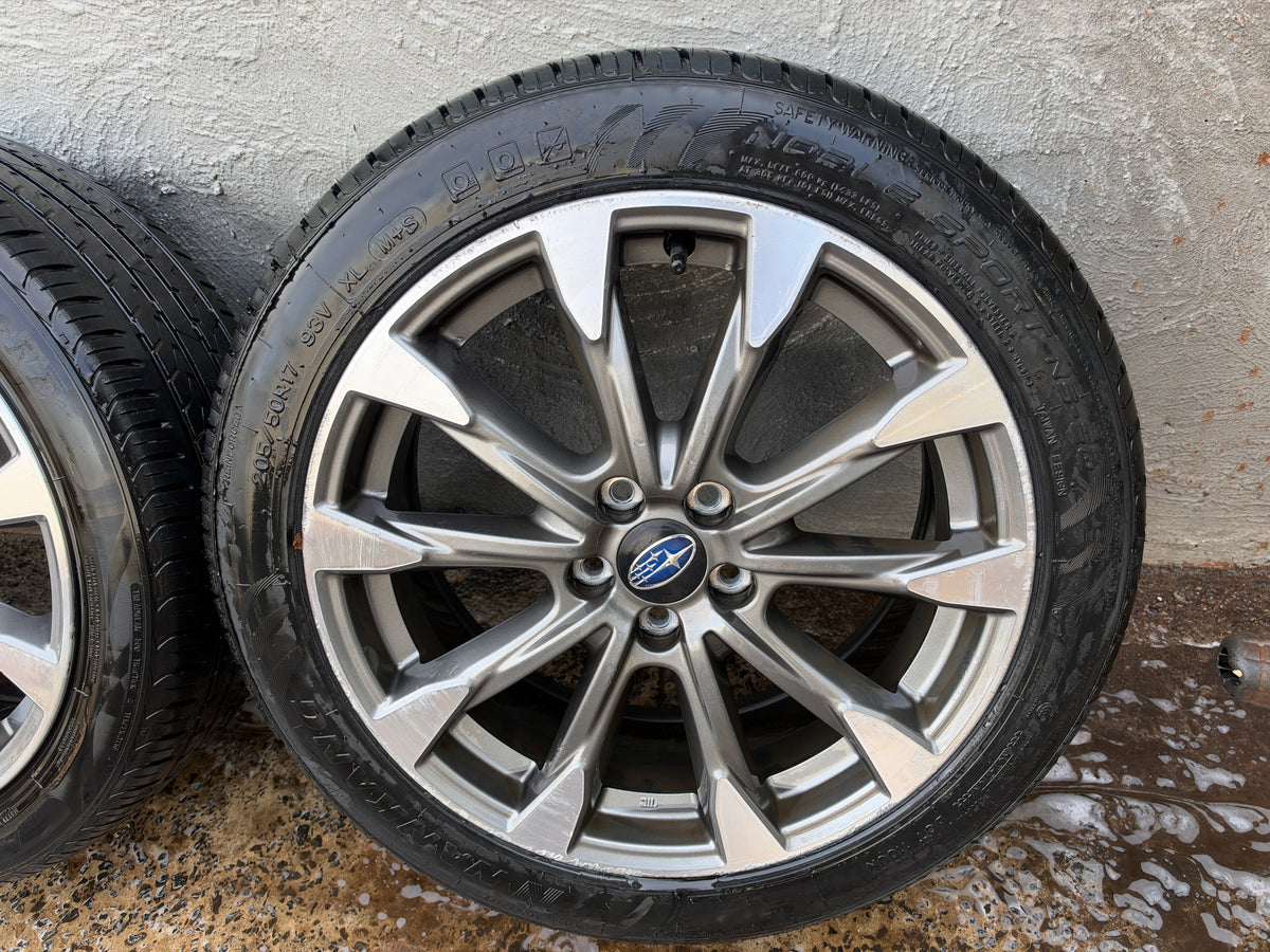 Subaru Impreza 17” Alloy Wheels with Excellent Tyres