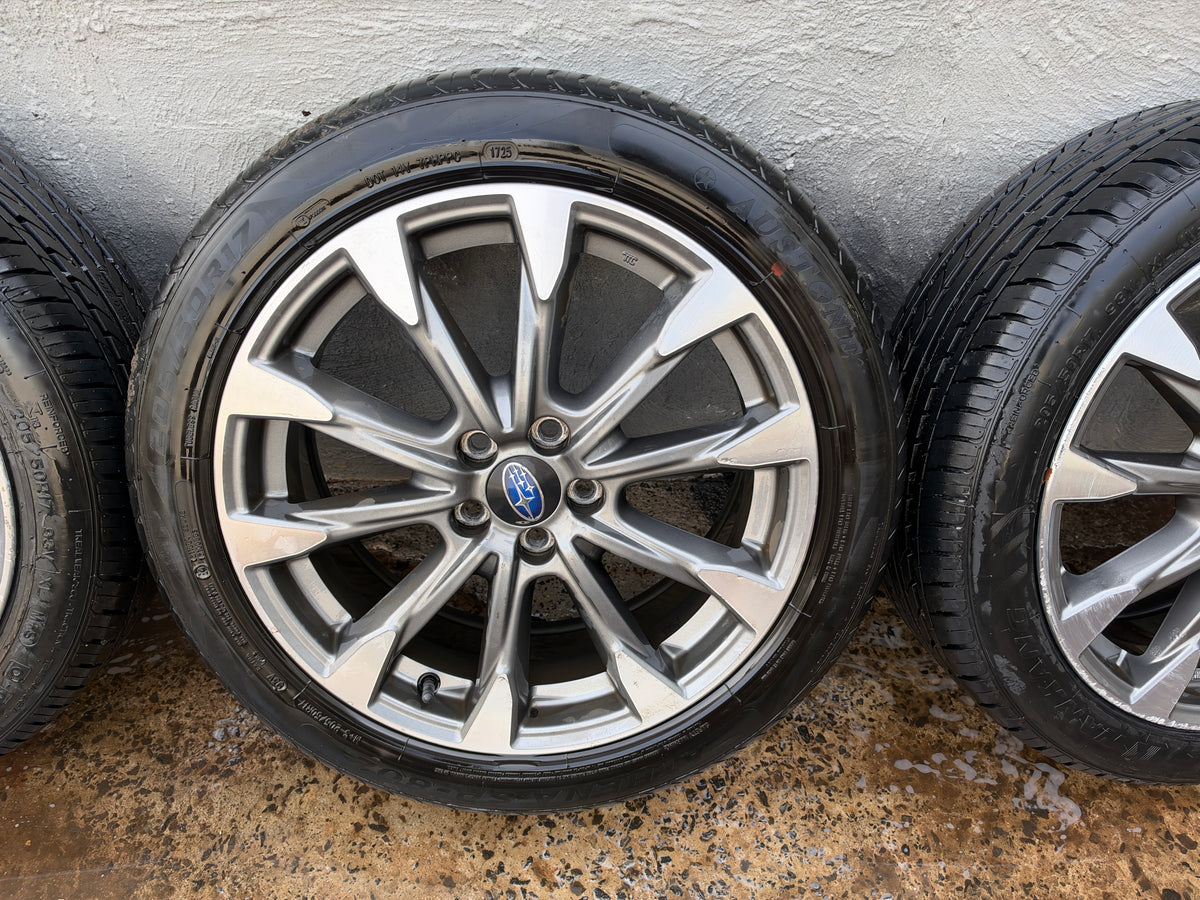 Subaru Impreza 17” Alloy Wheels with Excellent Tyres