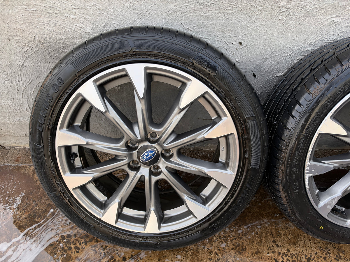 Subaru Impreza 17” Alloy Wheels with Excellent Tyres