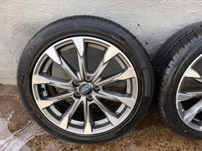 Subaru Impreza 17” Alloy Wheels with Excellent Tyres