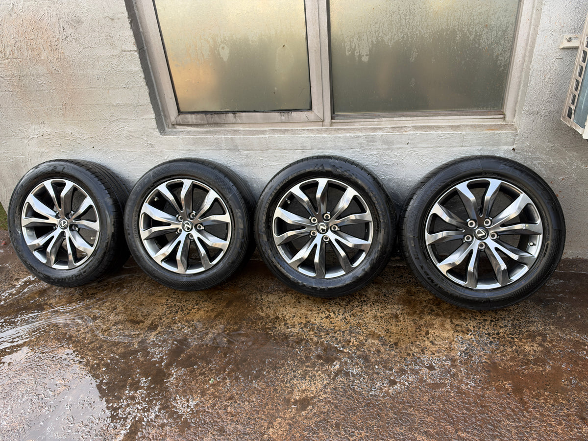 Lexus NX F Sport 18” Alloy Wheels with Excellent Tyres