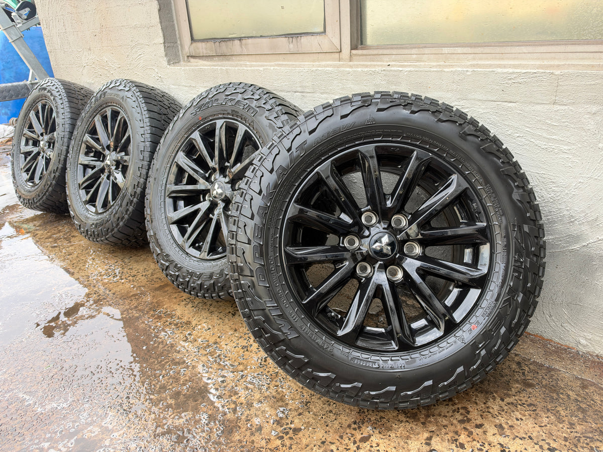Mitsubishi Triton 17” Alloy Wheels with Good Falken Wildpeak A/T Tyres