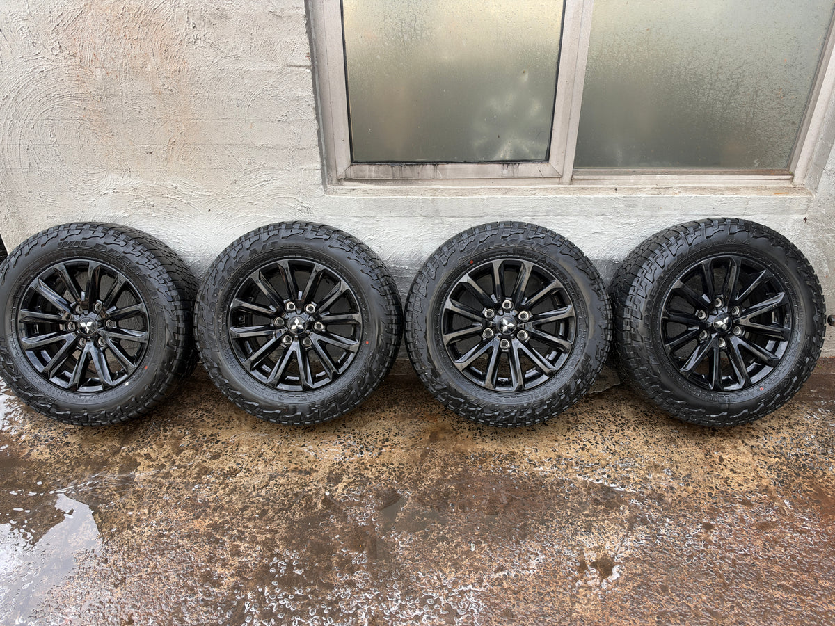 Mitsubishi Triton 17” Alloy Wheels with Good Falken Wildpeak A/T Tyres