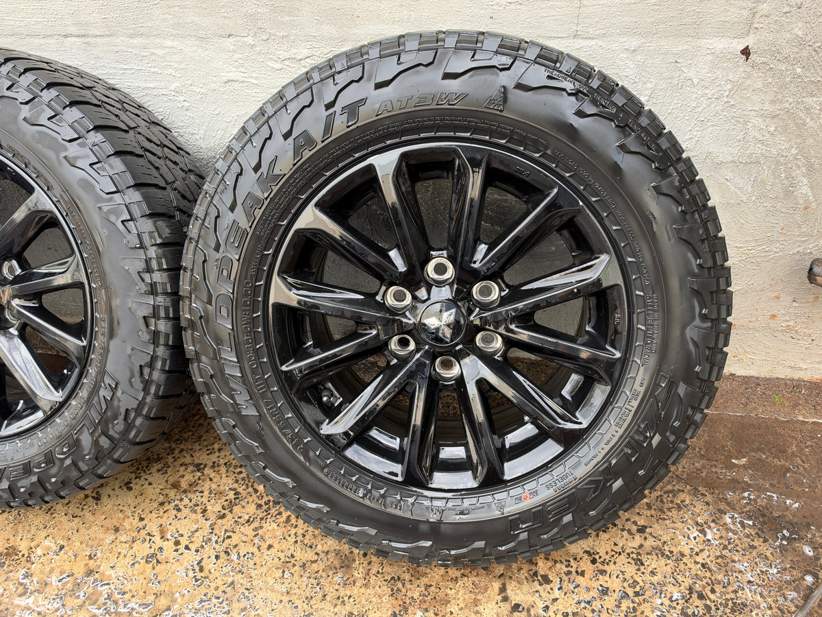 Mitsubishi Triton 17” Alloy Wheels with Good Falken Wildpeak A/T Tyres