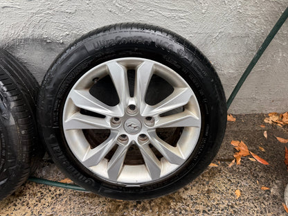 Hyundai i30 16” Alloy Wheels with Good Continental Tyres
