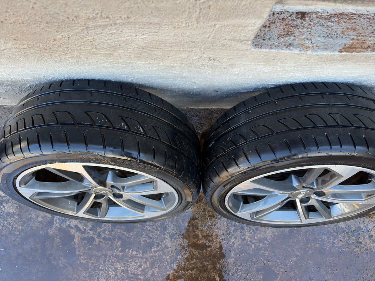 Audi A4 S4 18” Alloy Wheels with Excellent Tyres