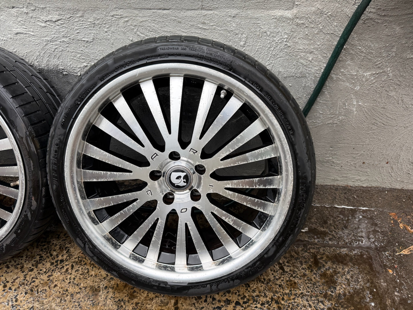 Holden Commodore 20” Staggered Alloy Wheels with Good Tyres