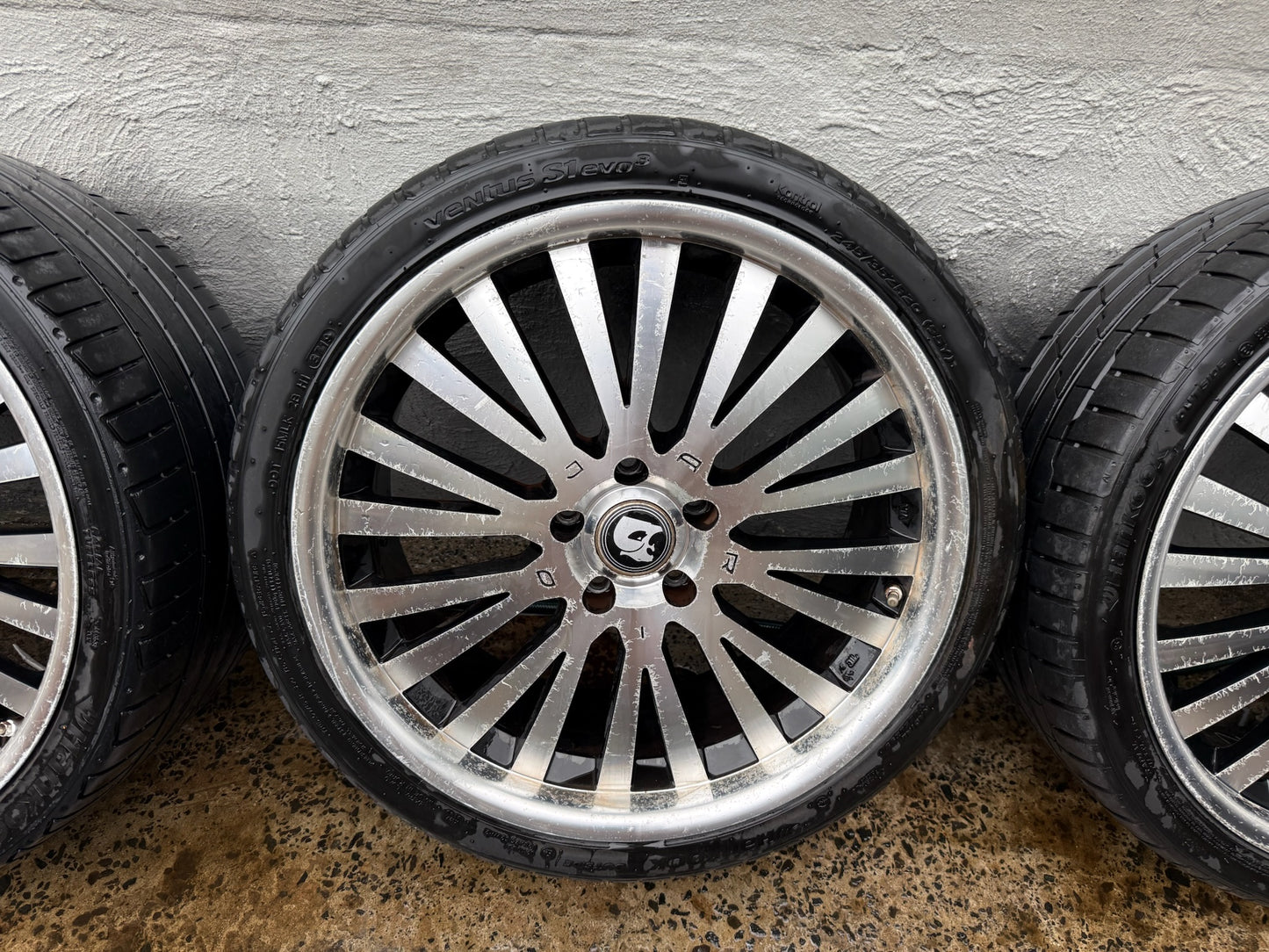 Holden Commodore 20” Staggered Alloy Wheels with Good Tyres