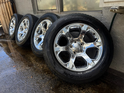Dodge Ram 1500 20” Alloy Wheels with Good Tyres