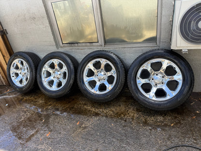 Dodge Ram 1500 20” Alloy Wheels with Good Tyres
