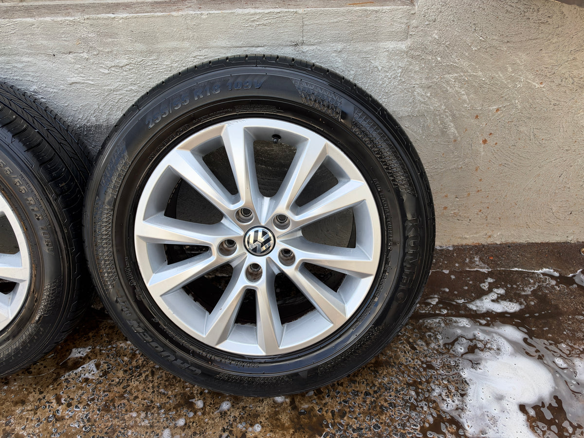 Volkswagen Touareg 18” Alloy Wheels with Excellent Kumho Tyres