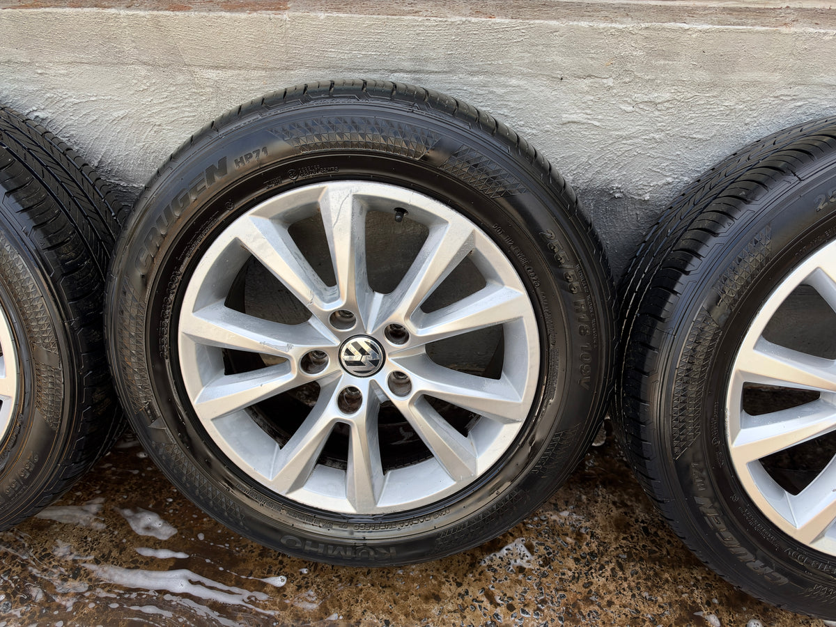 Volkswagen Touareg 18” Alloy Wheels with Excellent Kumho Tyres