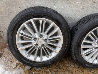 Hyundai Kona 17” Alloy Wheels with Like New Kumho Tyres