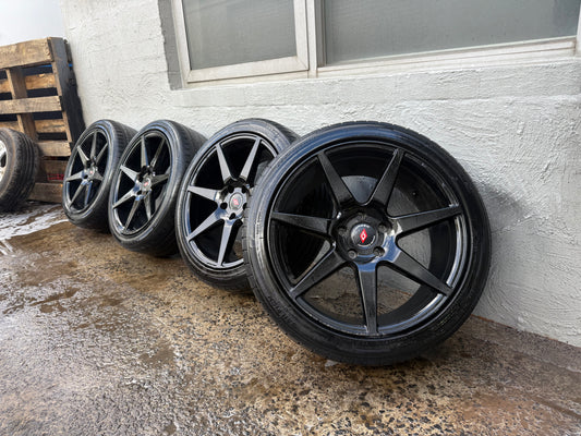 Inforged Black 18” Alloy Wheels with Good Tyres