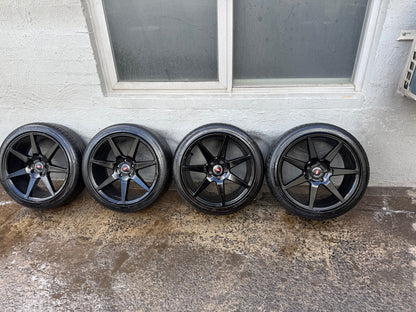 Inforged Black 18” Alloy Wheels with Good Tyres
