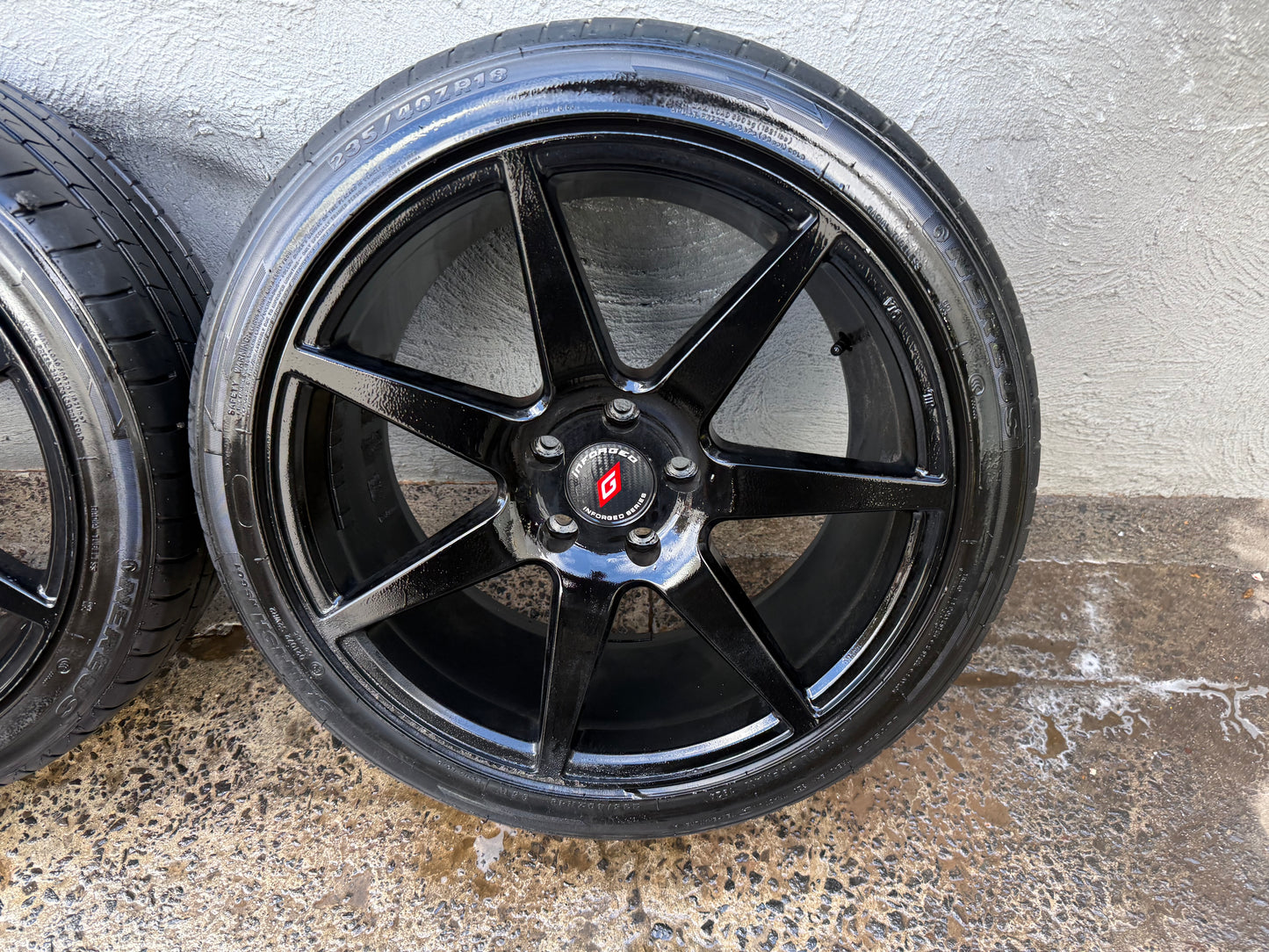 Inforged Black 18” Alloy Wheels with Good Tyres