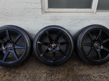 Inforged Black 18” Alloy Wheels with Good Tyres