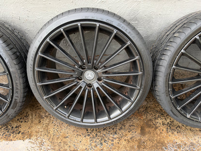 Mercedes Style 19” Black Alloy Wheels with Excellent Tyres