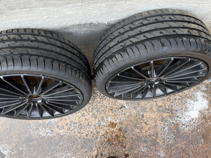 Mercedes Style 19” Black Alloy Wheels with Excellent Tyres