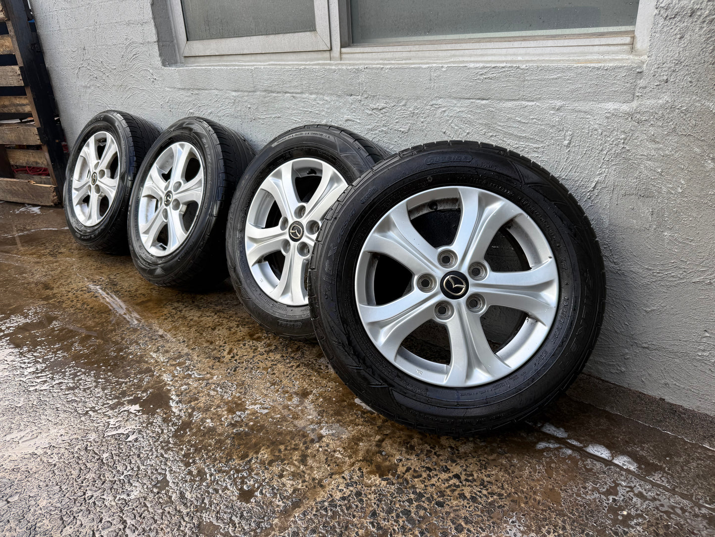 Mazda 3 15” Alloy Wheels with Good Tyres