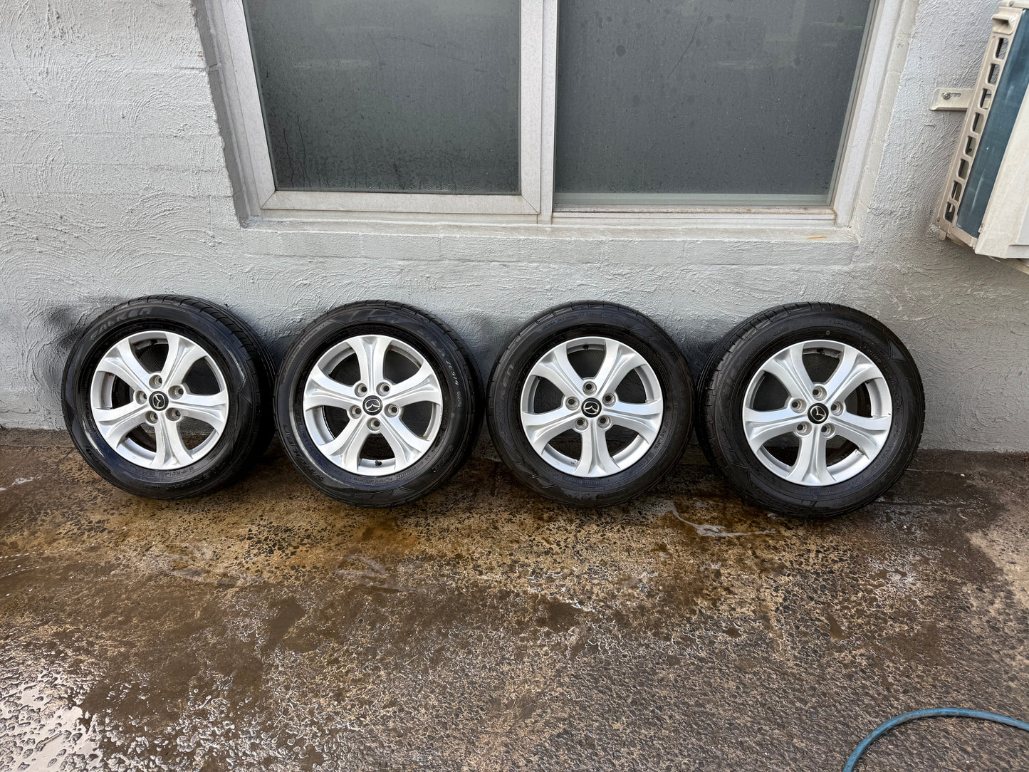 Mazda 3 15” Alloy Wheels with Good Tyres