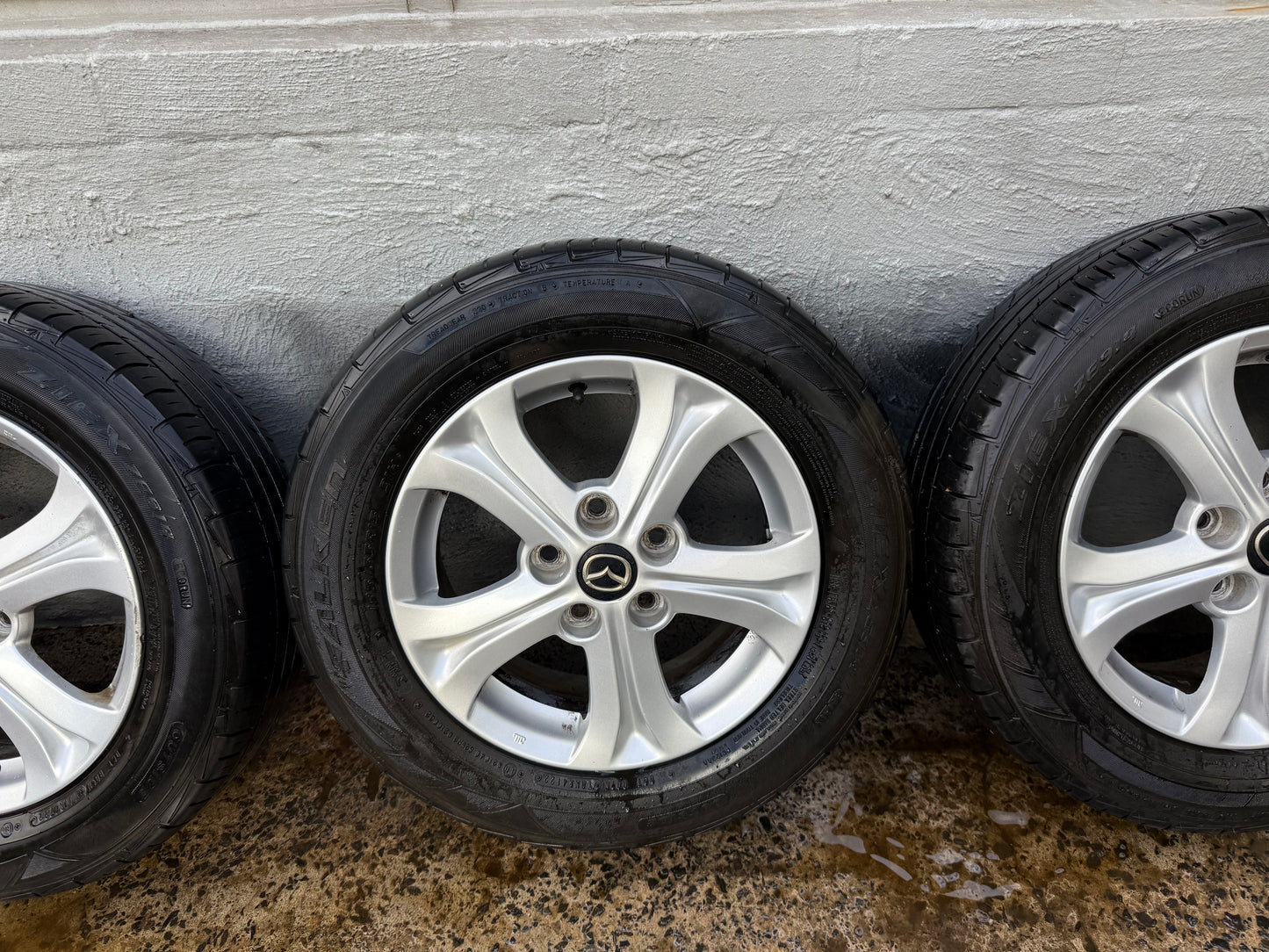 Mazda 3 15” Alloy Wheels with Good Tyres