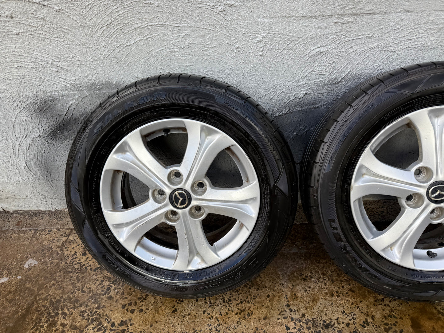 Mazda 3 15” Alloy Wheels with Good Tyres