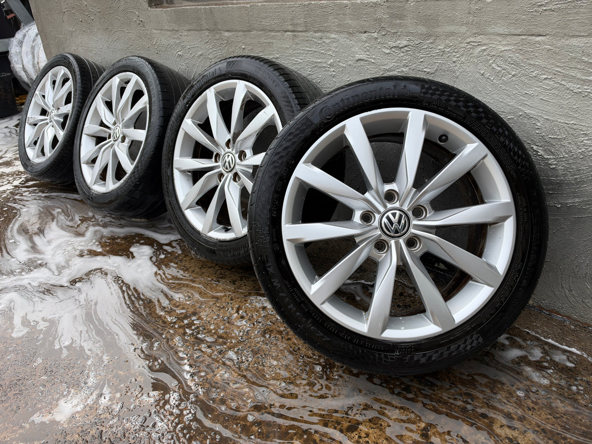 Volkswagen Golf/Caddy 17” Alloy Wheels with Good Tyres