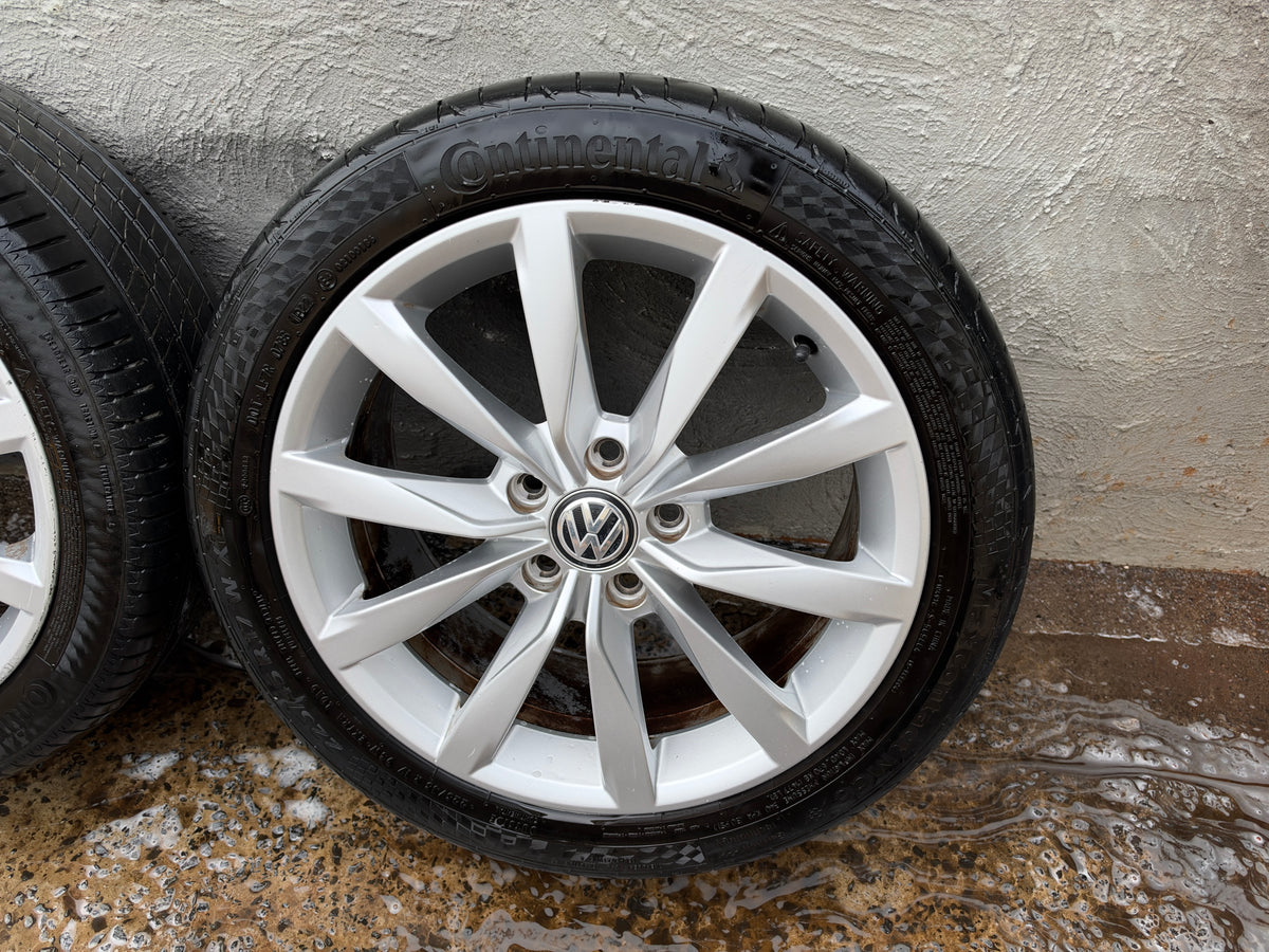 Volkswagen Golf/Caddy 17” Alloy Wheels with Good Tyres