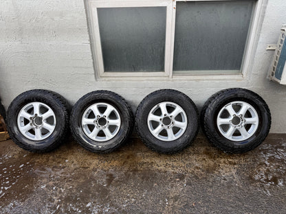 6 Stud 16” Alloy Wheels with Bridgestone Dueler A/T Tyres
