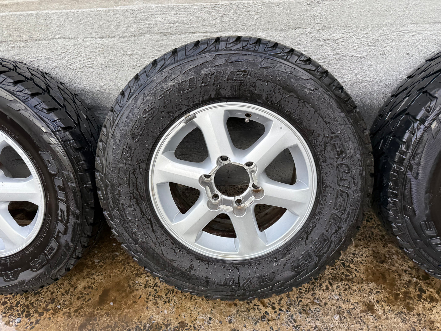6 Stud 16” Alloy Wheels with Bridgestone Dueler A/T Tyres