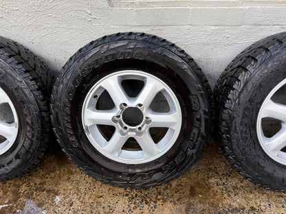 6 Stud 16” Alloy Wheels with Bridgestone Dueler A/T Tyres