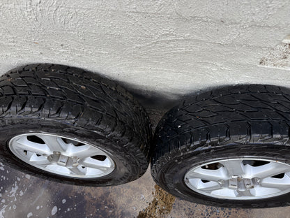 6 Stud 16” Alloy Wheels with Bridgestone Dueler A/T Tyres