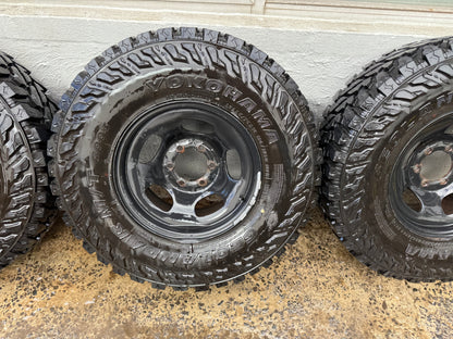 Yokohama Geolander 33” M/T Tyres on 6 Stud Rims Set Of 5