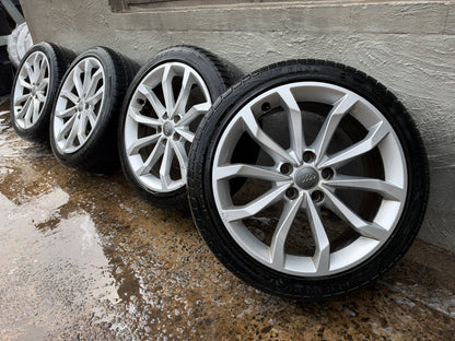 Audi A4 18” Alloy Wheels with Excellent Tyres