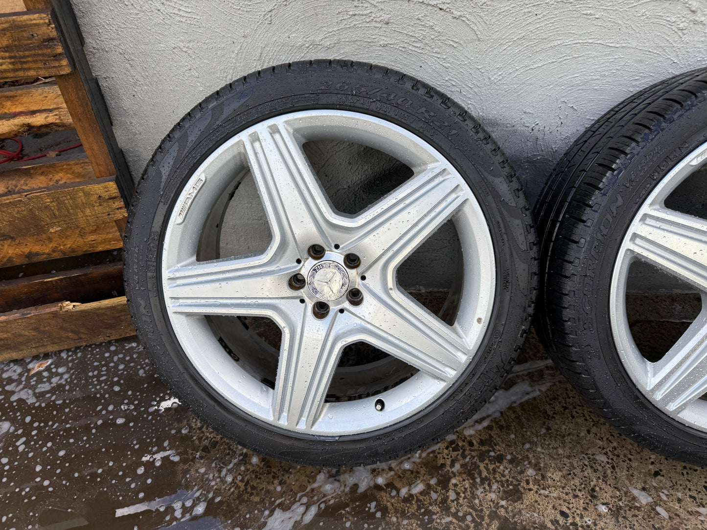 Mercedes ML350/ML450 21” Alloy Wheels with Very Good Tyres