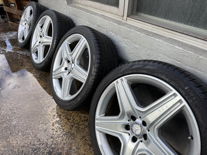 Mercedes ML350/ML450 21” Alloy Wheels with Very Good Tyres