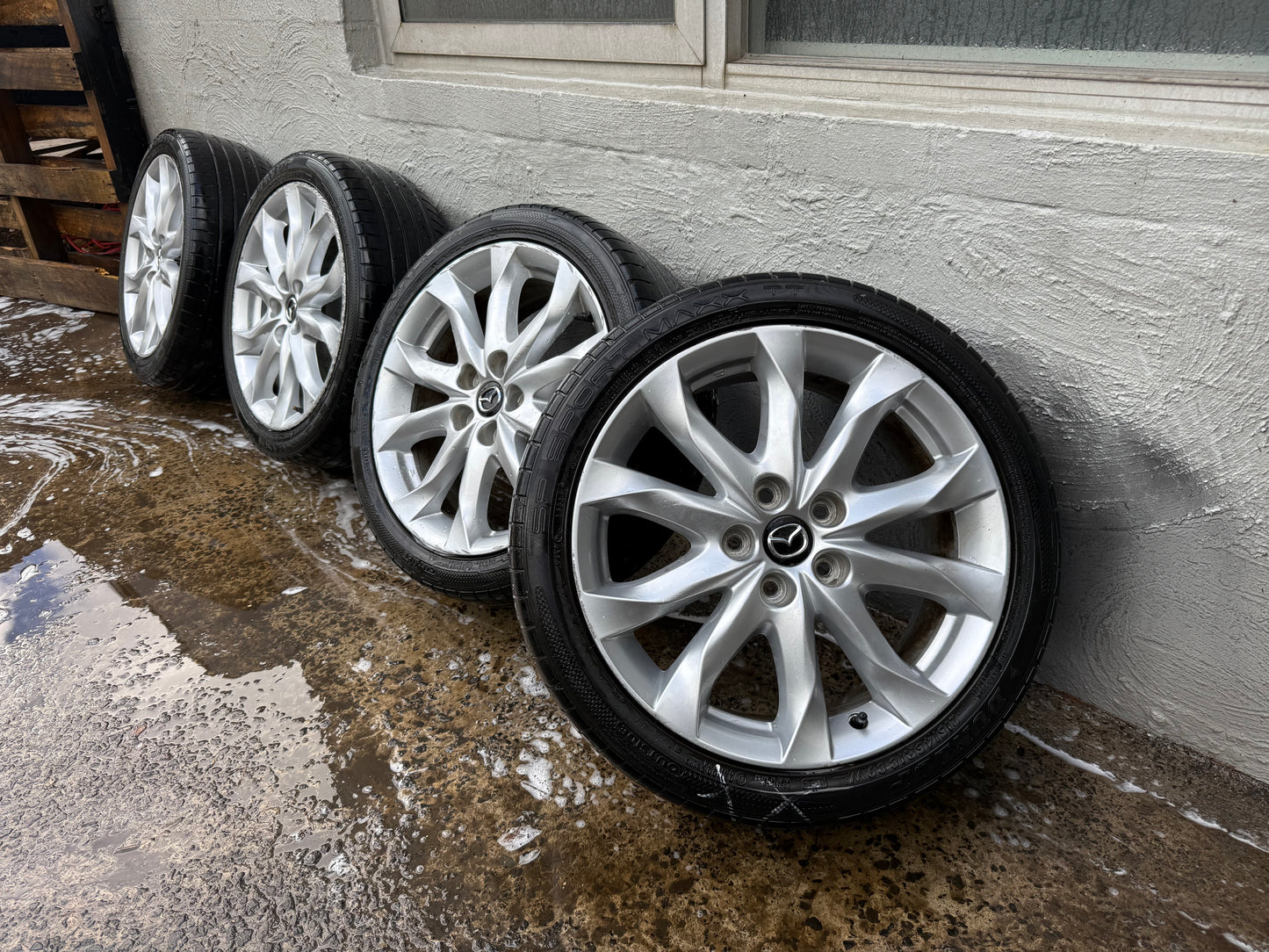 Mazda 3/6 18” Alloy Wheels with Good Tyres