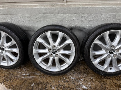 Mazda 3/6 18” Alloy Wheels with Good Tyres