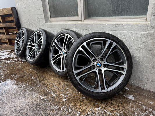 BMW X3/X4 20” Staggered Alloy Wheels with Very Good Tyres
