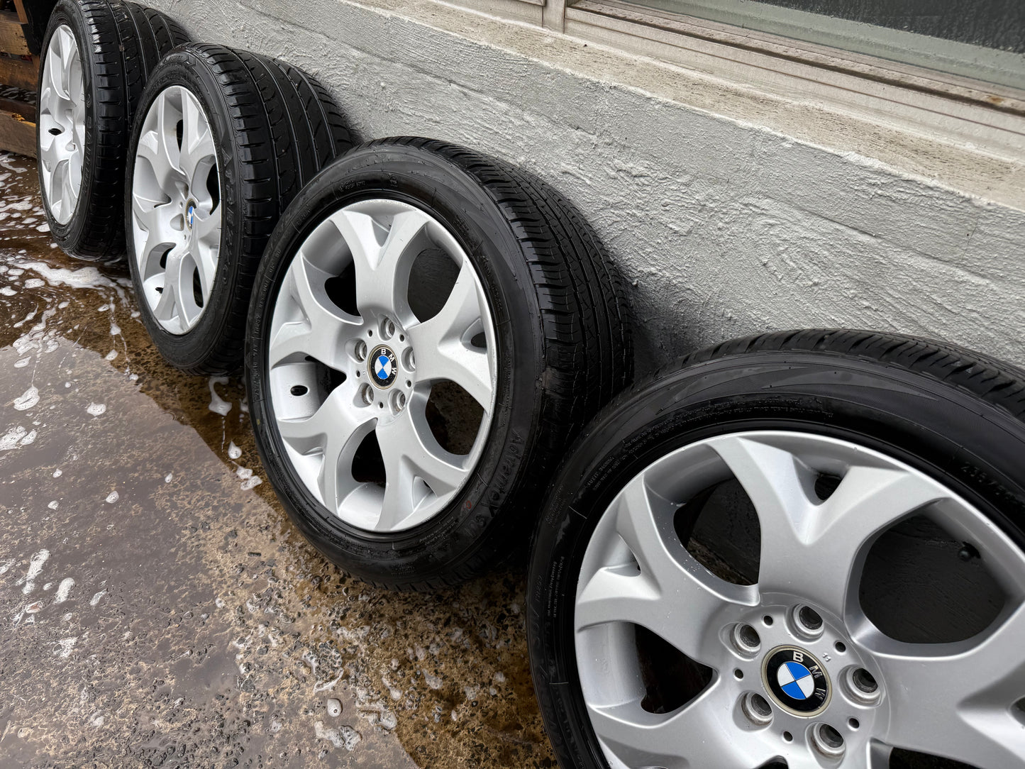 BMW X3 Staggered 18” Alloy Wheels with Good Tyres