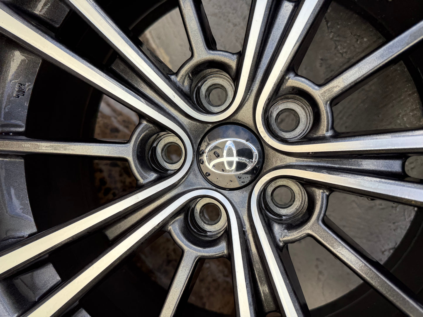 Toyota 86 17” Alloy Wheels with Good Semi Slick Tyres