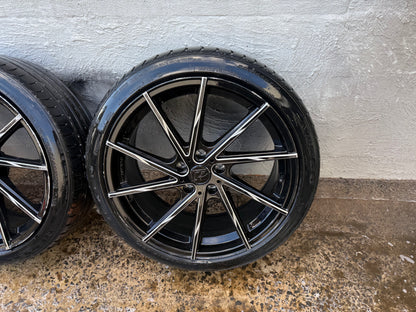 Hussla 19” Alloy Wheels with Good Tyres