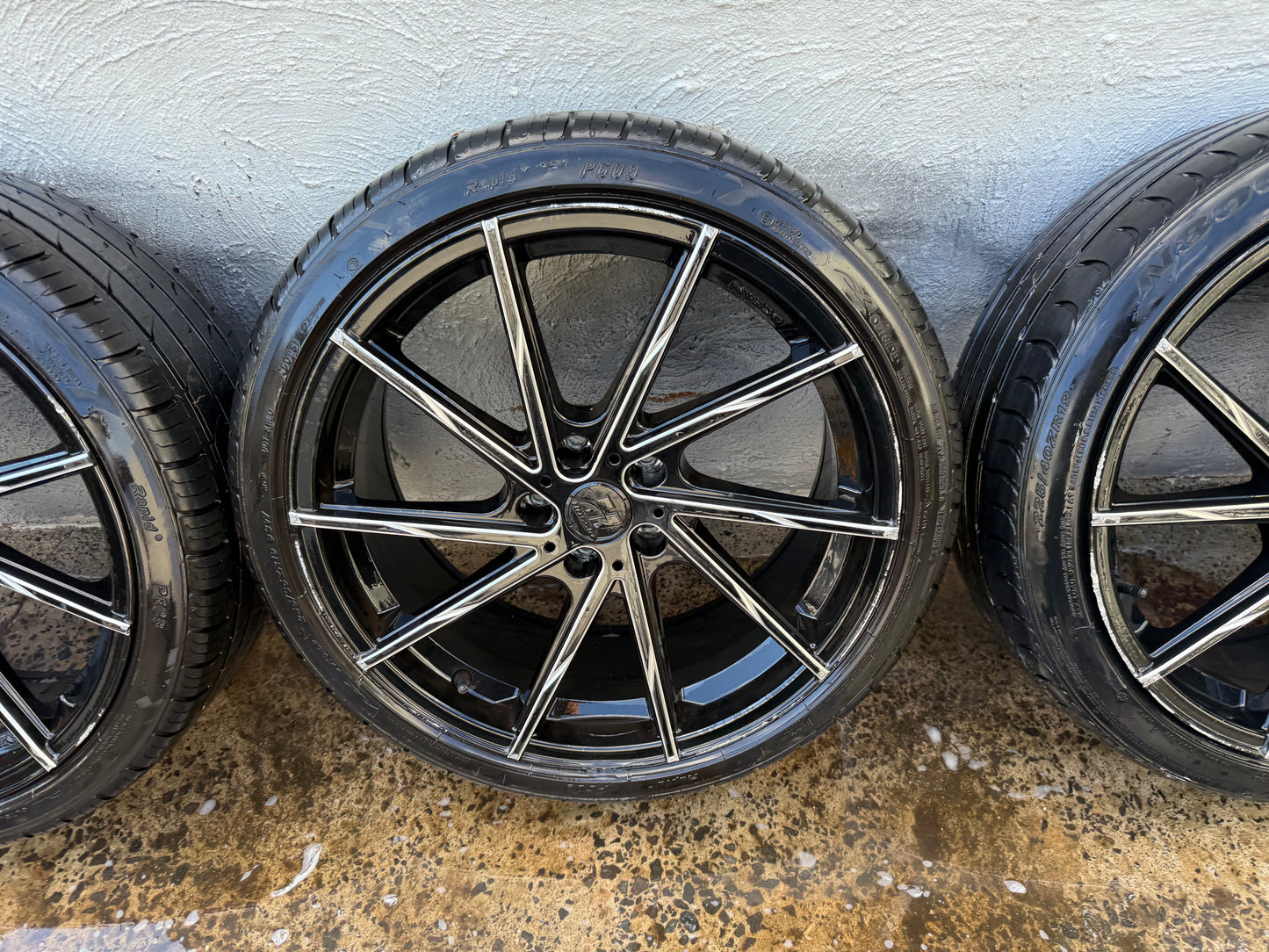 Hussla 19” Alloy Wheels with Good Tyres