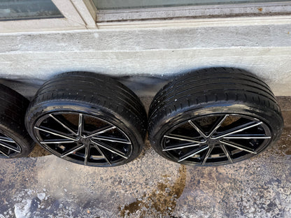 Hussla 19” Alloy Wheels with Good Tyres
