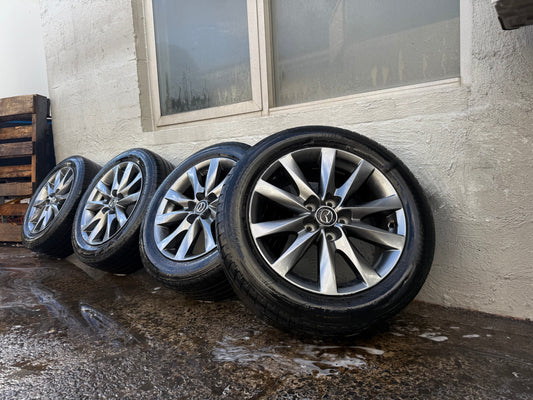 Mazda 3/6 Charcoal 17” Alloy Wheels with Good Tyres
