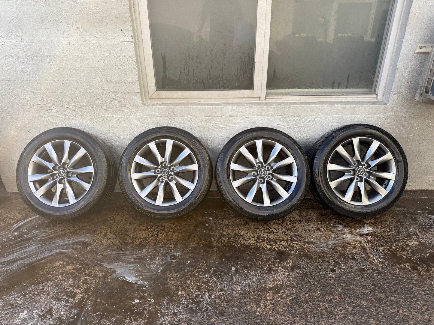 Mazda 3/6 Charcoal 17” Alloy Wheels with Good Tyres