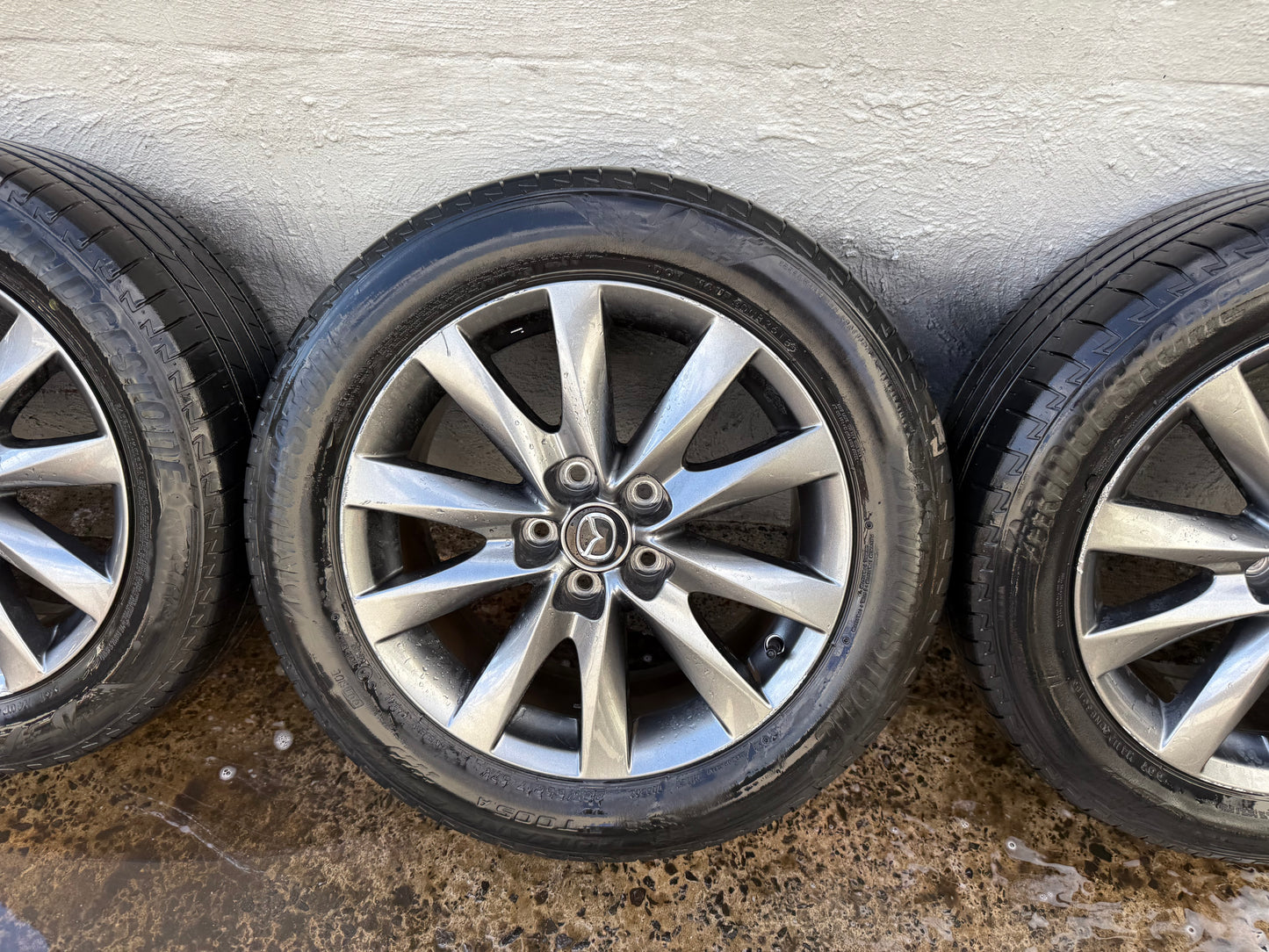 Mazda 3/6 Charcoal 17” Alloy Wheels with Good Tyres