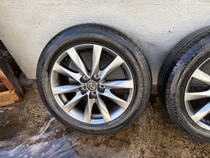 Mazda 3/6 Charcoal 17” Alloy Wheels with Good Tyres
